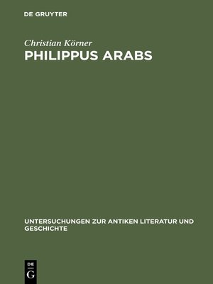 cover image of Philippus Arabs